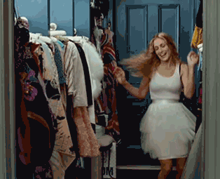 Carrie Bradshaw bailando