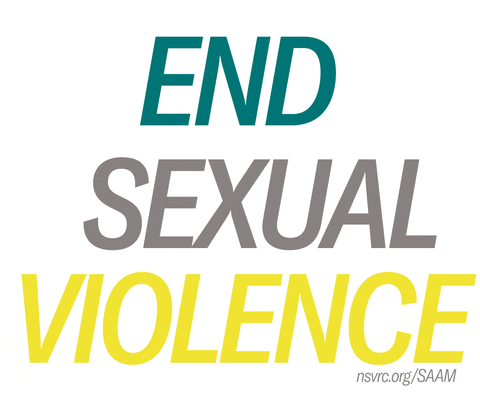 texto "end sexual violence"
