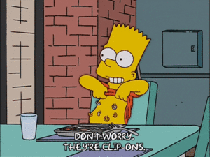 Bart Simpson con piercings